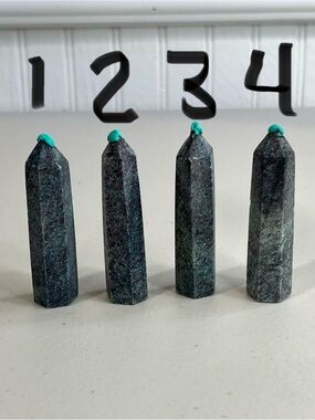 Natural Ruby in Kyanite Crystal Tower Point - Home Accents